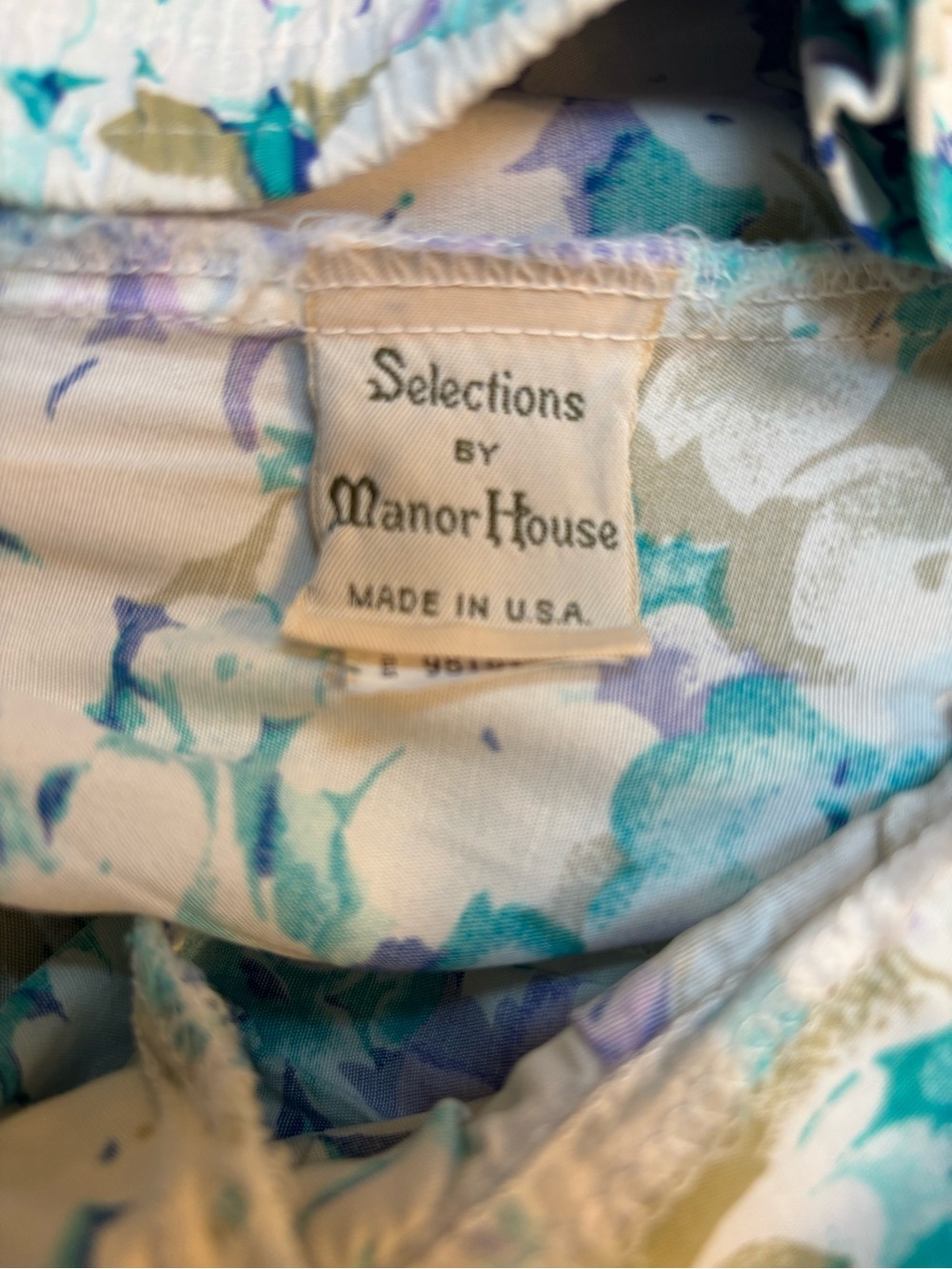 Vintage Skort Multi Floral Print Pleated Waist Flowy Cottagecore Feminine Size S - Picture 8 of 10